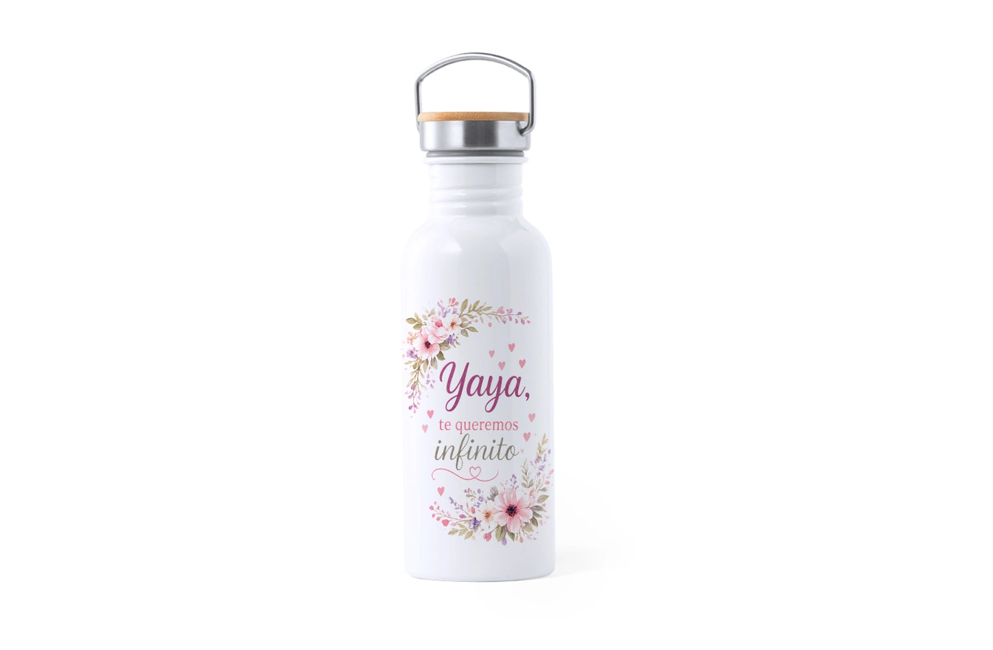 Botella personalizada para abuela - Te quiero infinito