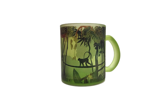 Taza de cristal personalizada para profes aventureros