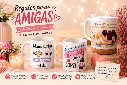 Regalos personalizados para amigas: detalles únicos que siempre aciertan