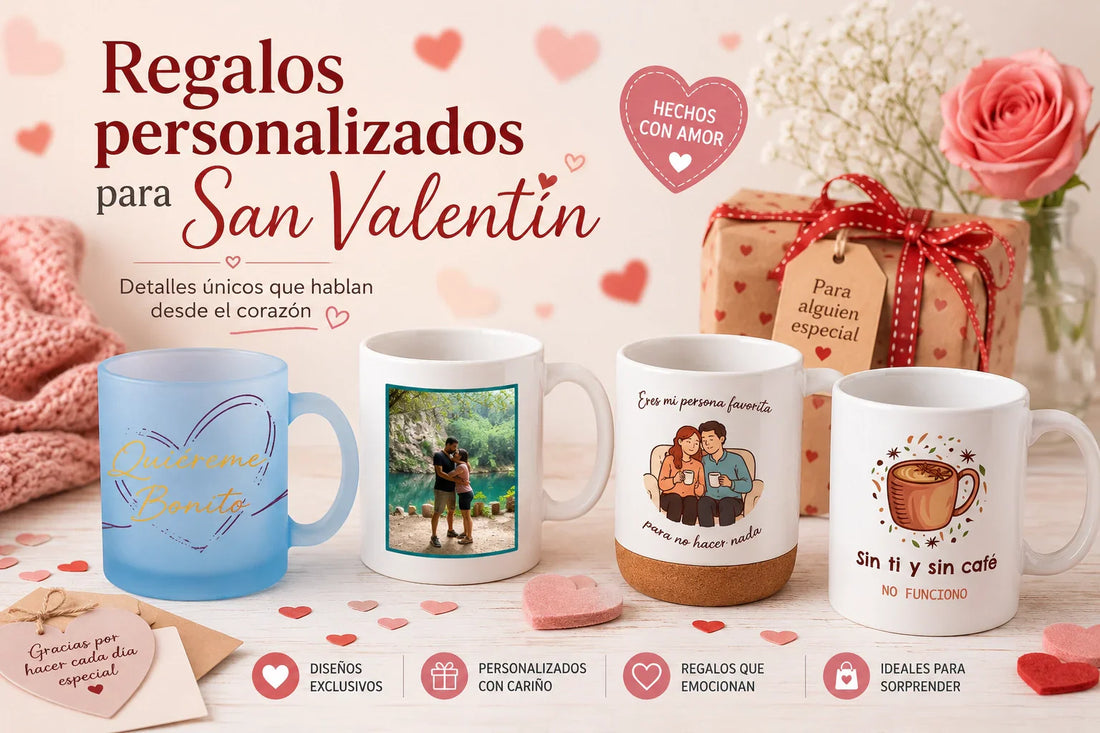 Ideas de regalos personalizados para San Valentín