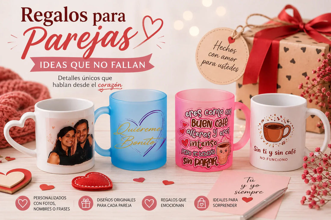 Regalos personalizados para parejas: ideas que no fallan