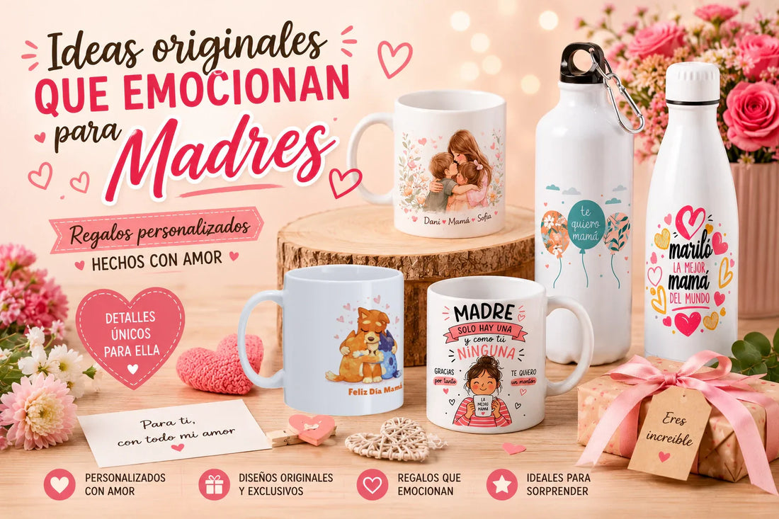 Regalos personalizados para madres: ideas originales que emocionan