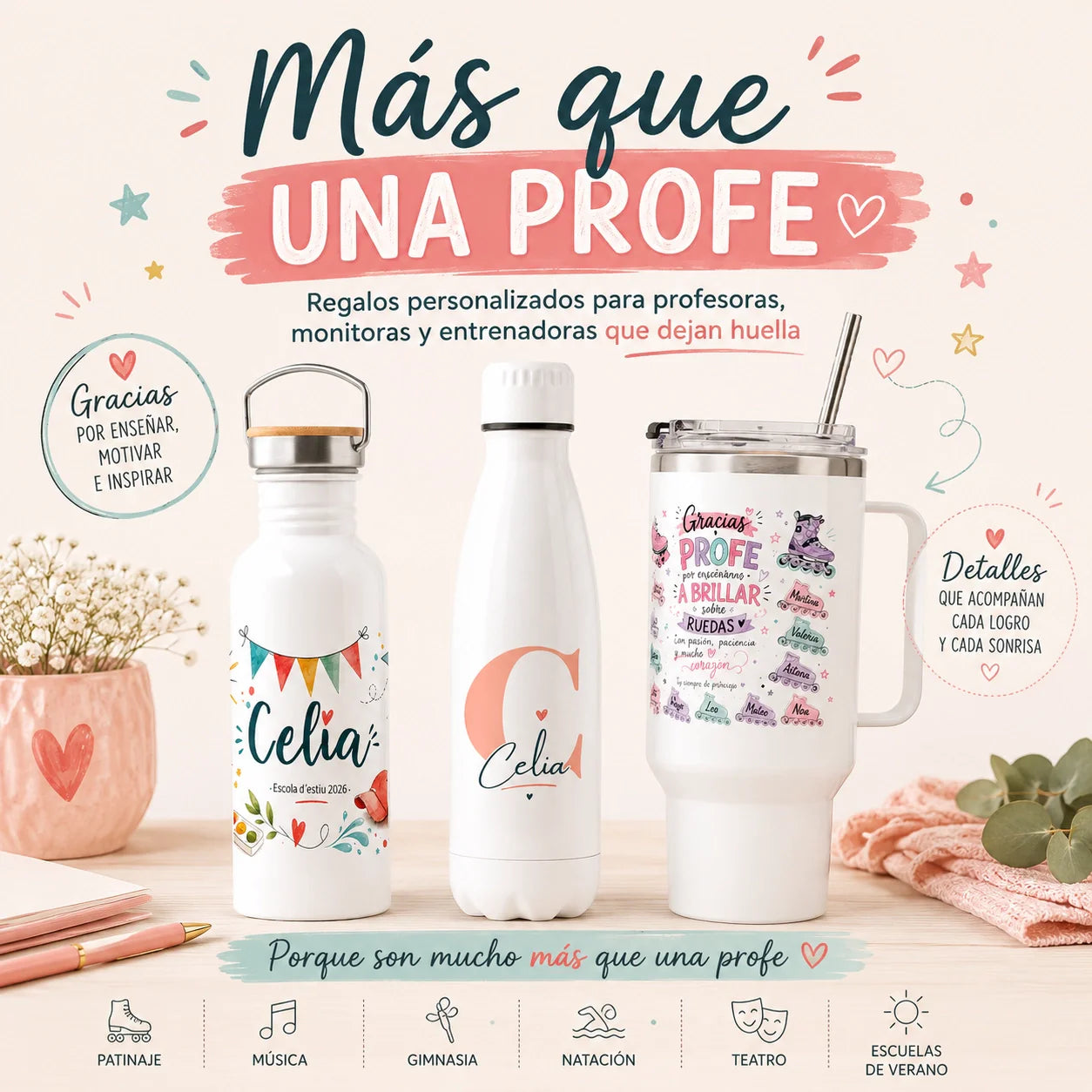 Regalos para monitoras y profes de extraescolares