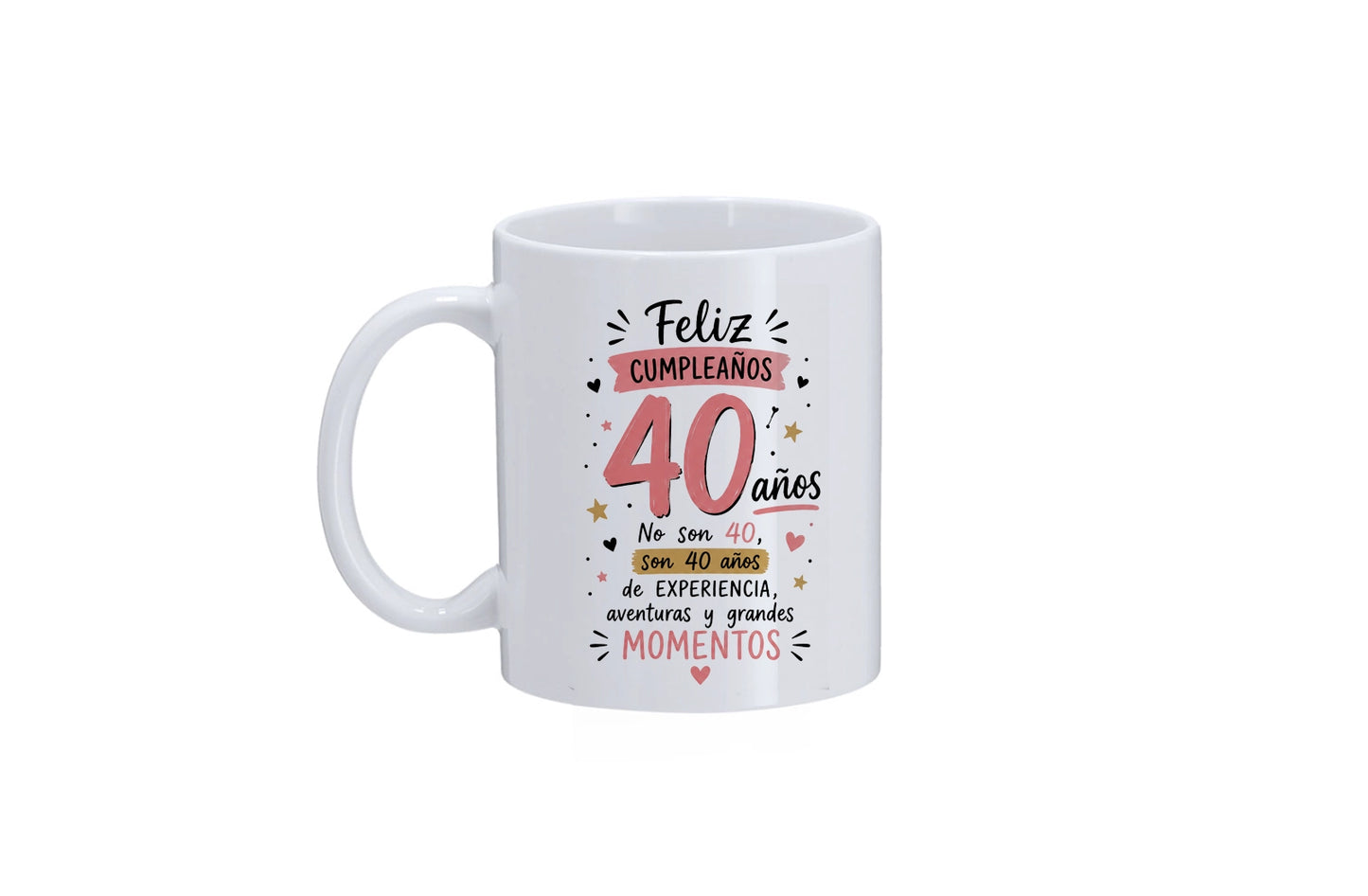 Taza para felicitar los cumpleaños (30, 40, 50 y 60 años!)