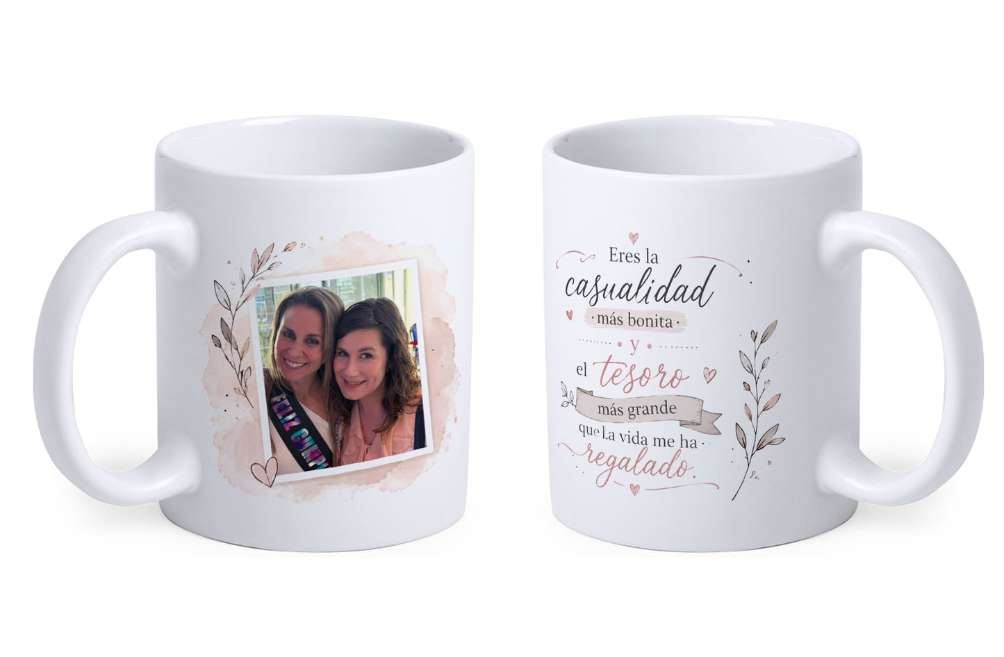 Taza personalizada para mejores amigas | Las casualidades más bonitas de la vida