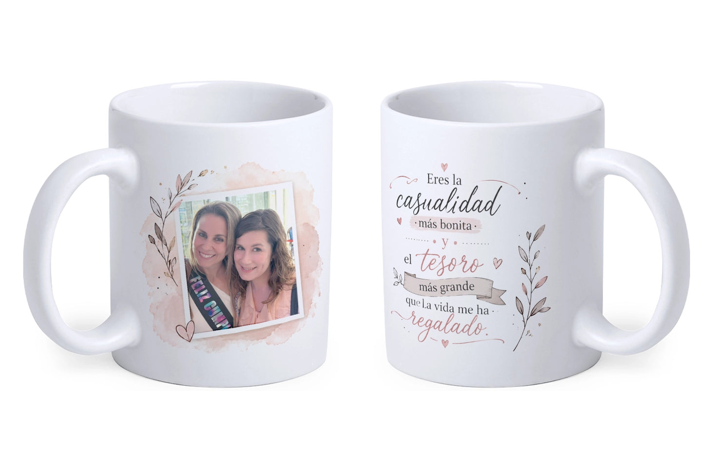Taza personalizada para mejores amigas | Las casualidades más bonitas de la vida