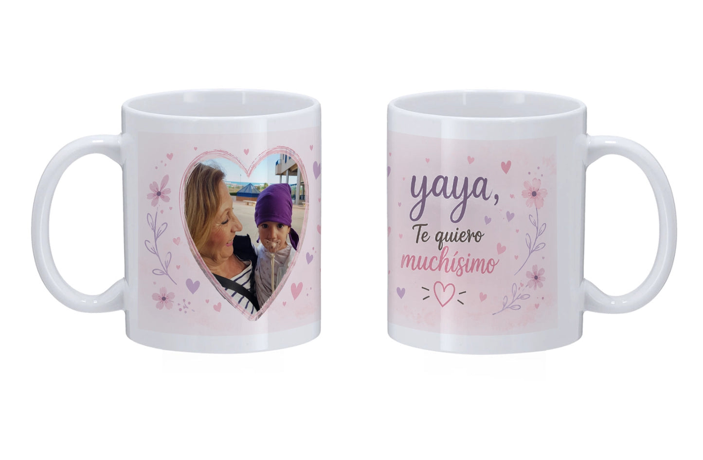 Taza personalizada para abuela con foto | Regalo original para yaya